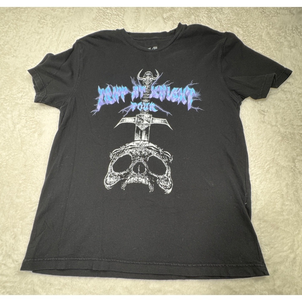 1400 Tripp At Knight Tour T-Shirt Graphic Print Short Sleeve Black‎ Large
